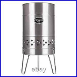 Petromax Feuerhand Pyron Fire Barrel Stainless Steel Fire Pit & Cooking Stand