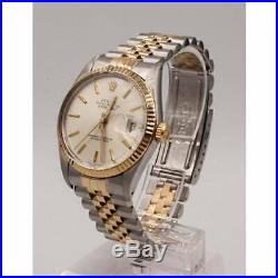 Pre-Owned Rolex Men's Bi-Metal DateJust Watch. 16013