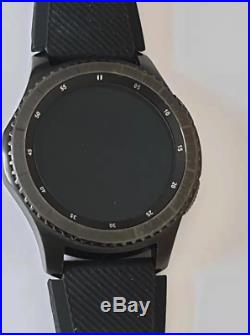 Pre-owned Samsung 4G Gear S3 SM-R765A Frontier SmartWatch 46mm stainless steel