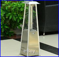 Pyramid Patio Gas Heater Outdoor Warmer Stainless Steel
