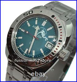 RUSSIAN VOSTOK AMPHIBIAN Diver 710059 Mechanical Automatic Wrist Watch