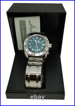 RUSSIAN VOSTOK AMPHIBIAN Diver 710059 Mechanical Automatic Wrist Watch