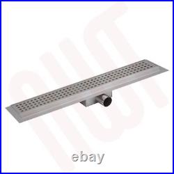 Rectangular Stainless Steel Shower, Wetroom Drainage Gully (300mm to 2000mm)