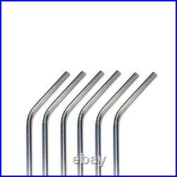 Reusable Stainless Steel Metal Drinking Straws with Cleaning Brush 8 / 8.5