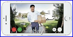 Ring Full HD 1080p Video Doorbell 2 and Chime Bundle White / Black