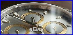 Rolex Daytona Bi-Metal 18k Gold Stainless Engraved Rehaut RARE Grey Dial 116523