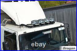 Roof Bar + 4 x Clamps BLACK To Fit Volvo FL Stainless Steel Metal Accessories