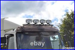 Roof Bar A + LEDs To Fit Mercedes Atego Truck Stainless Steel Metal Accessories