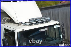 Roof Bar B+Clamps+LED To Fit DAF CF 2014+ Low Stainless Steel Metal Accessories
