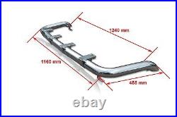 Roof Bar B + Clamps To Fit Mitsubishi Canter Stainless Steel Metal Accessories