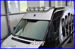 Roof Bar C To Fit Renault Master Medium 2003 2010 High Stainless Steel Metal