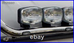 Roof Bar+Flush LEDs +Spots To Fit MAN TGX 2015+ Euro6 XXL Stainless Steel Metal