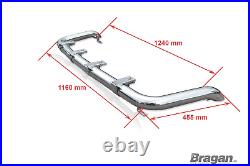 Roof Bar To Fit Ford Transit MK8 2014+ Vertically Mounted Stainless Steel Metal