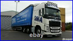 Roof Bar To Fit Volvo FH4 13+ Globetrotter XL Stainless Steel Metal Accessories