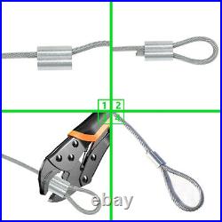 Round Aluminium Wire Rope Ferrules Sleeve Crimping Stainless Steel Wire M1-M12