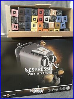 SAGE 900 Nespresso Creatista Pro Stainless Steel Plus 34 varies sleeves