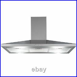 SIA CHL90SS 90cm Stainless Steel Chimney Cooker Hood Kitchen And Carbon Filter