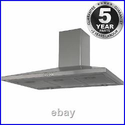 SIA CHL90SS 90cm Stainless Steel Chimney Cooker Hood Kitchen Extractor Fan