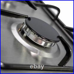 SIA SSG301SS 30cm Compact Domino Gas Hob In Stainless Steel With LPG Kit