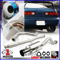 SS Catback Exhaust System 4 Burnt Tip Muffler for 94-01 Acura Integra GS/LS/RS