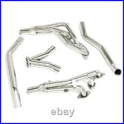 SS Full Length Exhaust Header Manifold+Y-Pipe for 84-89 300ZX Z31 VG30E 3.0 NA
