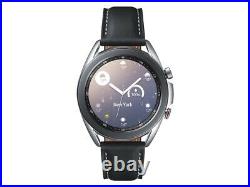 Samsung Galaxy Watch 3 LTE Bluetooth Wi-Fi GPS Mystic Silver 41mm Leather Band