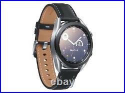Samsung Galaxy Watch 3 LTE Bluetooth Wi-Fi GPS Mystic Silver 41mm Leather Band