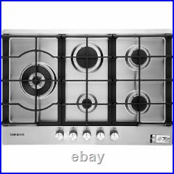 Samsung NA75J3030AS Built In 75cm 5 Burners Gas Hob Stainless Steel