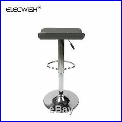 Set of 4 Swivel Bar Stool Adjustable Chair Backless Desk Task Seat Bistro Dining