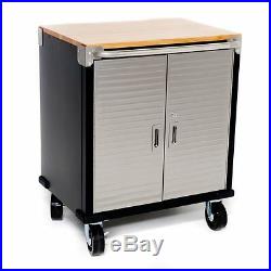 Seville HD 4 Piece Standard Garage Storage System Storage Workbench + Cabinet
