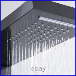 Shower Tower Panel Shower Tower 6 Body Jet Shower Column For Bathroom LED UK