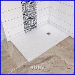 Shower Tray Enclosure Wet Room Slimline Square Tray stainless steel 900x1400mm