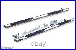 Side Bars 3 for Nissan X-Trail 2014+ Polished Stainless Steel Metal Accessory