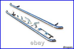 Side Bars To Fit Audi Q7 2006 2015 4x4 Stainless Steel Metal Tubes Accessories