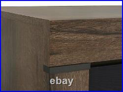 Sideboard Dresser Dark Oak Black Oak Finish Cabinet Storage Drawer Unit Balin