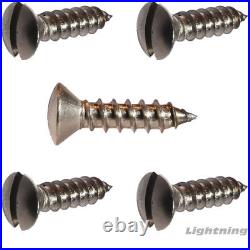 Slotted Oval Head Sheet Metal Screw Stainless Steel #12 x 3/4 Qty 2500