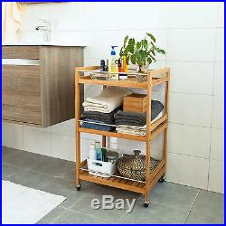 SoBuy Kitchen Serving Cart, Drinking Trolley, Bathroom Storage Rack, FKW11-N, UK