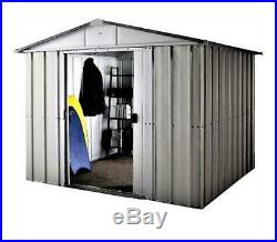 Special Offer YARDMASTER the NO. 1 Metal Garden Shed in Silver Size 6'8x 7'1