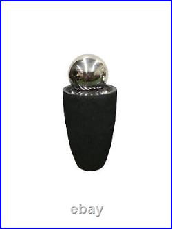 Spinning Stainless Steel Ball Modern Metal Water Feature