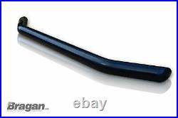 Spoiler Bar To Fit Fiat Doblo 2010+ Stainless Steel Metal Accessories BLACK