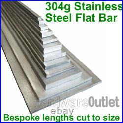 Stainless Steel FLAT BAR 5mm 304g & Bespoke cutting to length service available