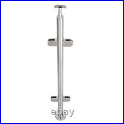Stainless Steel Outdoor Fence Balustrade Post Mid/Corner/End Post withClamp