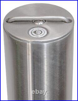 Stainless Steel RB-200 Telescopic Security Bollard Post UK Stock -Fast Delivery
