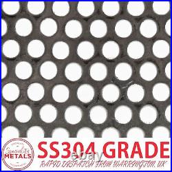 Stainless Steel Round Perforated Mesh 15mm Hole, 21mm Pitch, 1.5mm Thick