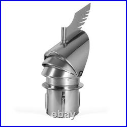 Stainless Steel Self-adjusting Spinner CHIMNEY COWL Cap 8 with push-in base