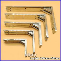 Stainless Steel Shelf Support Bracket L Shape Heavy Duty Support Wall Mounted