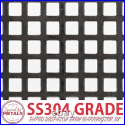 Stainless Steel Square Perforated Mesh 10mm Hole, 15mm Pitch, 1.5mm Thick