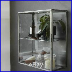 Stainless Steel Wall Hanging Storage Cabinet With Glass Door by House Doctor