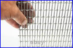 Stainless Steel Wire Mesh, 24 x 48, (3/16 x 3/4 Holes)