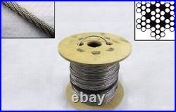 Stainless Steel Wire Rope Cable 7X7 0.5MM 8MM (Lifting Metal Rigging 7 X 7)